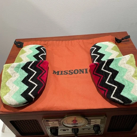 Missoni Giacomo cotton terry chevron slippers - Picture 10 of 10